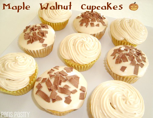 Maple Walnut Cupcakes