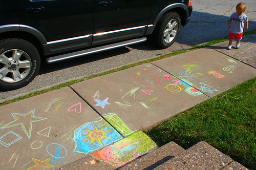sidewalk drawings