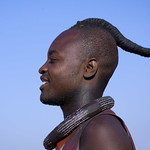 Himba man looking for a wife - Angola