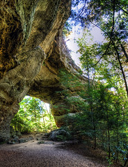 South Arch of Twin Arches, Twin Arches Loop Trail, BSF, Scott Co, TN
