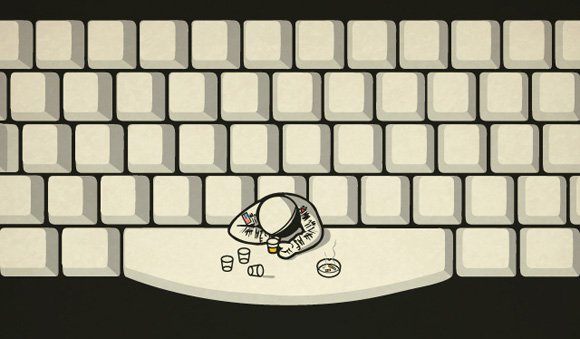 Astronauts hang out at the...
