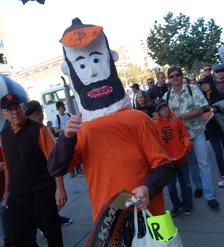Phillies v. Giants: Brian Wilson Costume