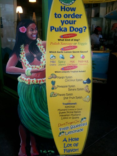 Puka Dog Hawaiian Style Hot Dogs in Waikiki Honolulu Hawaii