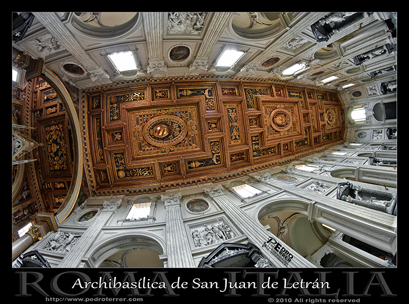 Roma - San Juan de Letrán - Techo nave principal