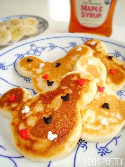 Maple Mickey Mouse Pancakes