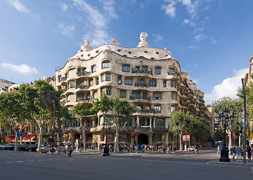 Casa Milá, "La Pedrera", Barcelona, Spain