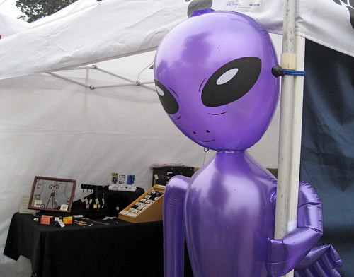Purple alien dude