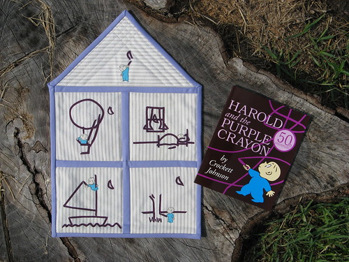 Harold and the Purple Crayon - Quilt and Book