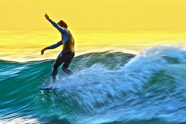 Motion Blur Surfing shots