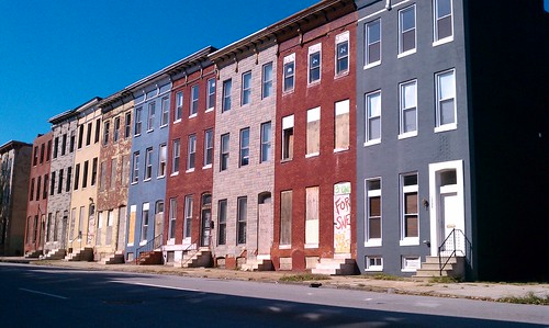 Baltimore Row Houses near Bond St