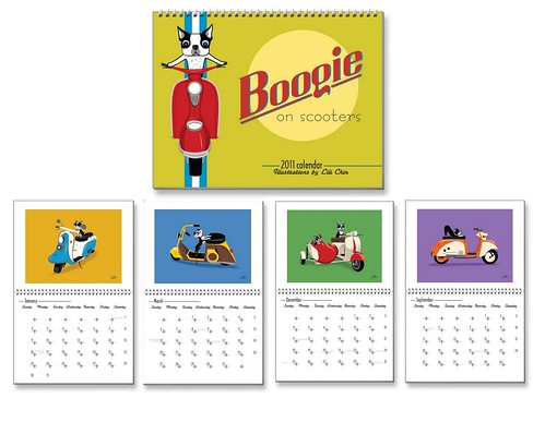 Boogie On Scooters 2011 Calendar