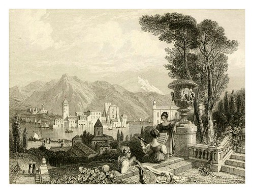 014-Lago de Como-The tourist in Switzerland and Italy-1830-Samuel Prout
