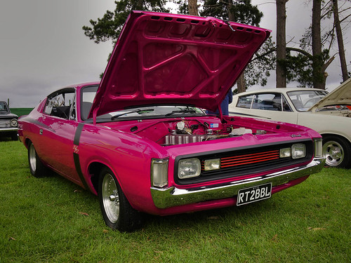 This Valiant Charger in Magenta really stood out