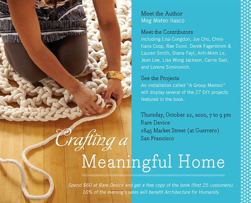 Crafting a Meaningful Home event invitation!
