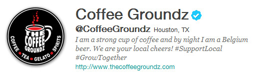 coffeegroundz - "this is what social media is meant to be." - J.R. Cohen