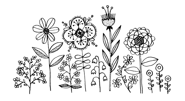 Flower doodles