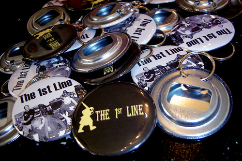 Bottle Cap Opener Keychains for The 1st Line