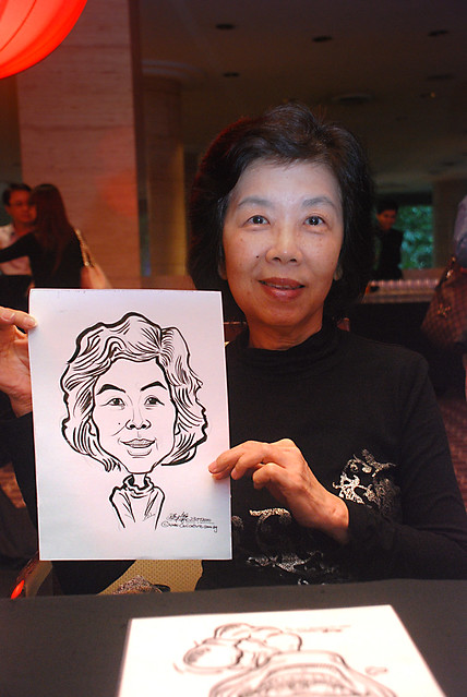 Caricature live sketching for Travel Partners Appreciation Dinner - World Fiesta - 2