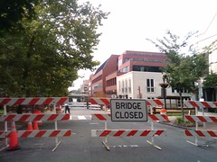 Thomas Jefferson St. NW Bridge Closed, Georgetown