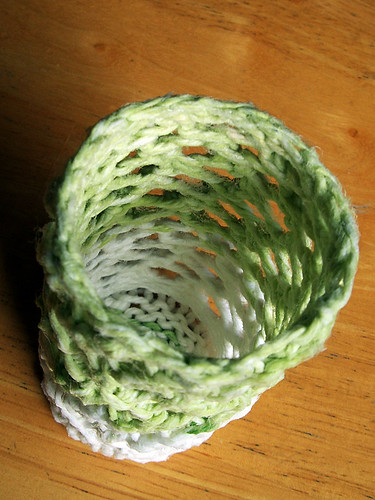 zig-zag lace cup!