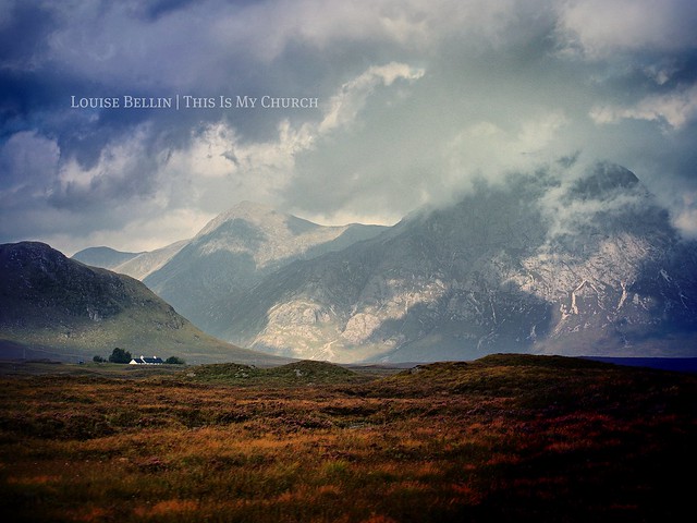 This is My Church, Glen Coe, Scotland by Louise Bellin