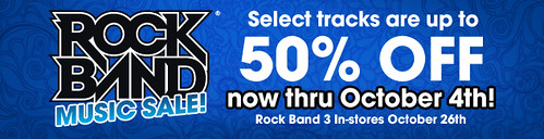 Rock Band PSN DLC sale