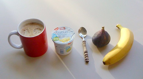 Buttermilch-Joghurt, Feige & Banane