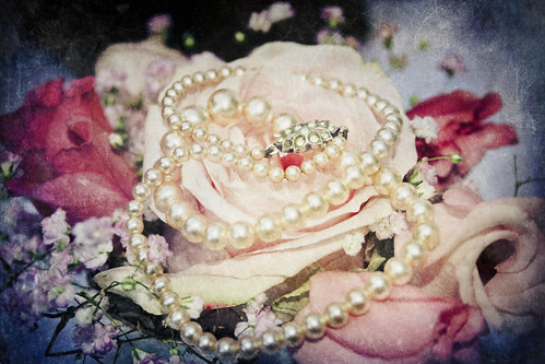 Flowers and Pearls vintage