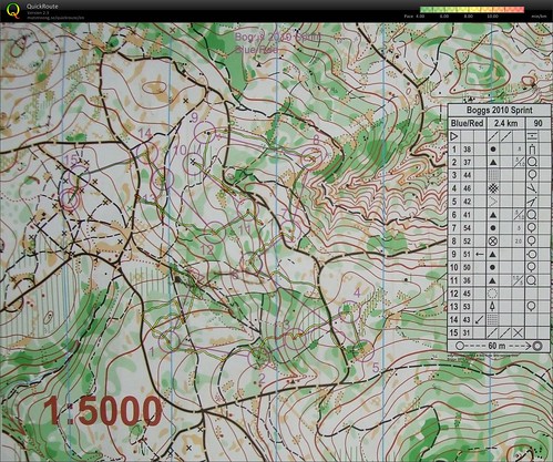 2010 Boggs Mountain Orienteering A Meet Route
