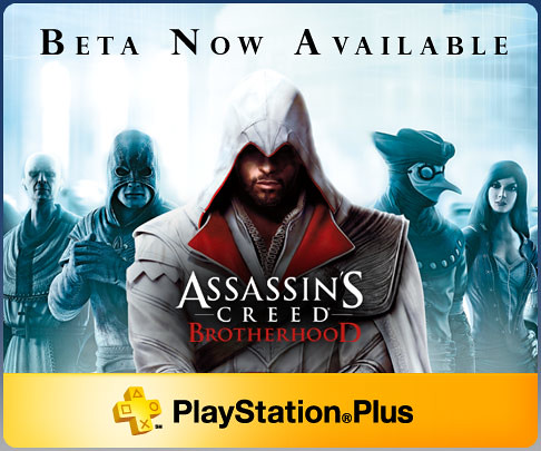 Assassins Creed Brotherhood Beta Banner