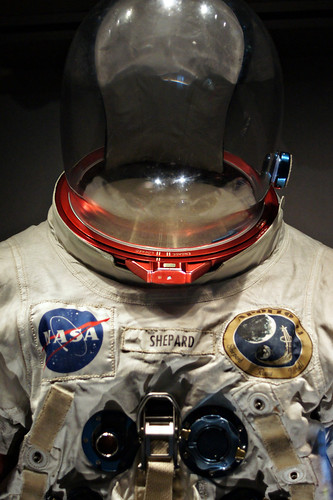 Wider view of Alan Shepard's space suit.
