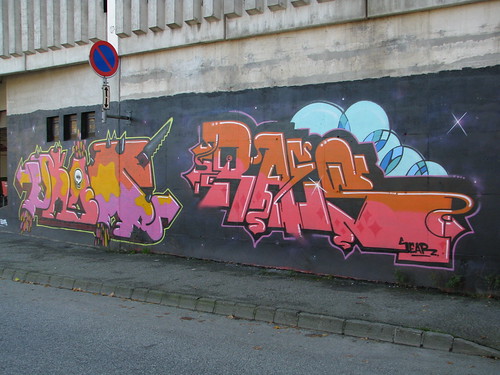 Ruten legal graffiti wall, Sandnes