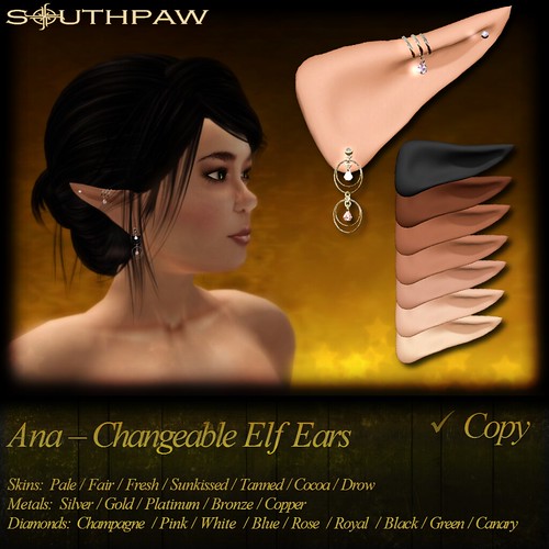 Ana - Changeable Elf Ears