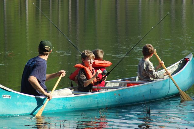 Fishing in the Canoe 4