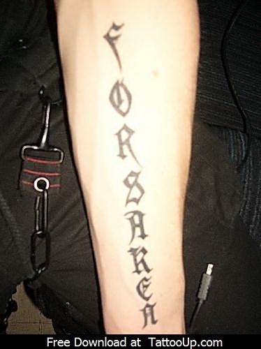 name tattoo designs on arm 