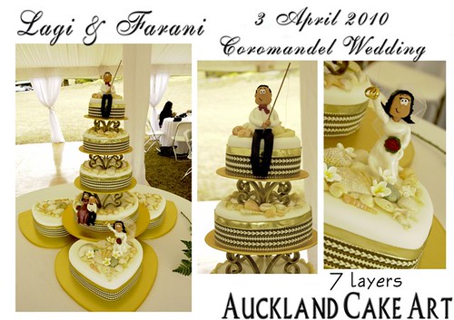 Maori design wedding cake