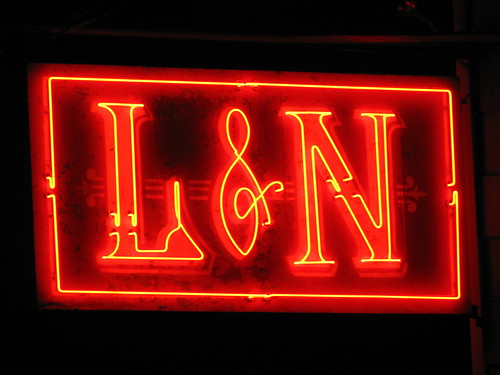 L&N Depot neon sign - Knoxville, TN