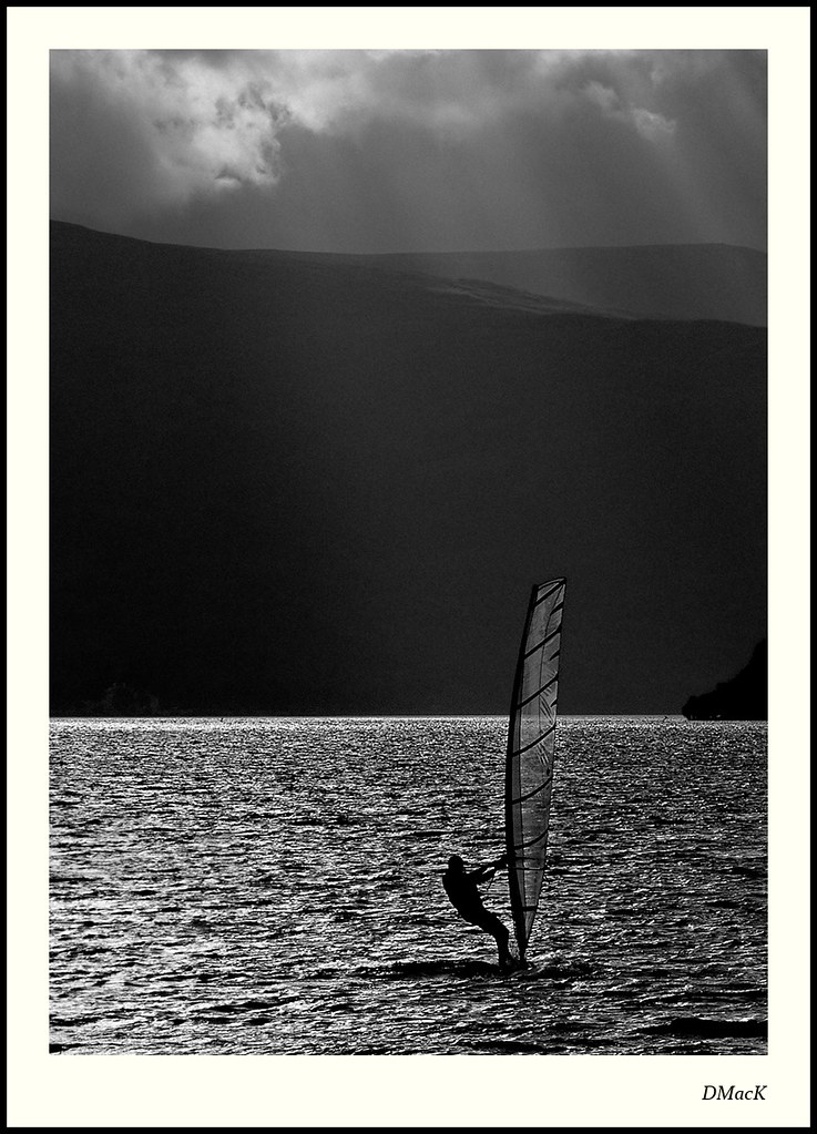 Wind Surfing on Loch Lomond