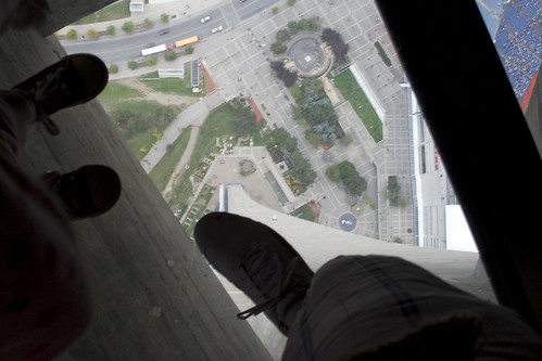 Glass Floor in CN Tower