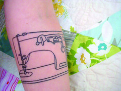 sewing machine tattoo 7