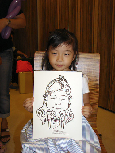 Caricature live sketching for birthday party 11092010 - 2
