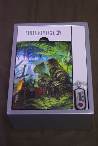 FINAL FANTASY XIV Collector's Edition DVD package and Security Token