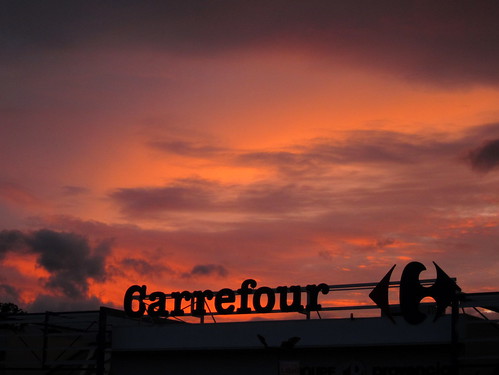 The Carrefour at Sunset