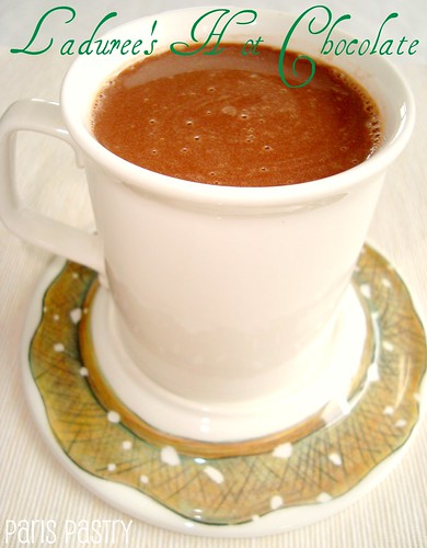 Ladurée's Hot Chocolate
