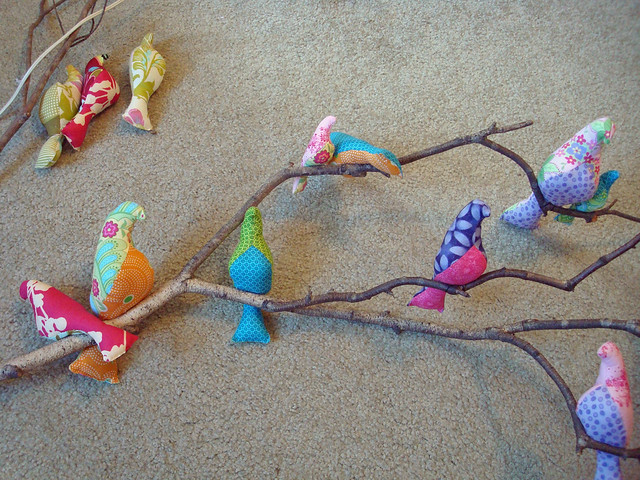bird mobile step by step