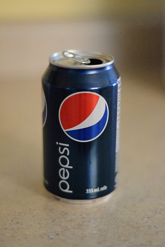 Pepsi Can shot with Nikon D3100 @ ISO 6400