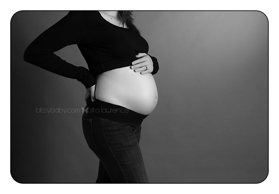 Maternity black and white