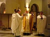 Bishop Boyle imparts his blessing