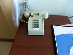 Telephone, hospital room, Via Christi Hospital