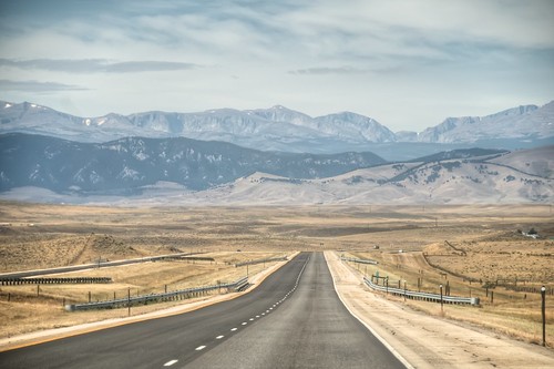 Highway in Wyoming
